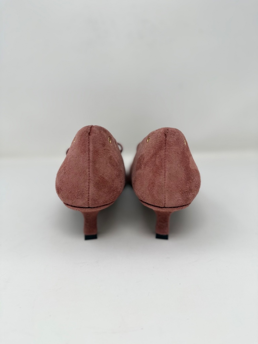 New Madewell The Remy Lace Up Pump Rosy Mauve Sz 8 - Picture 5 of 13